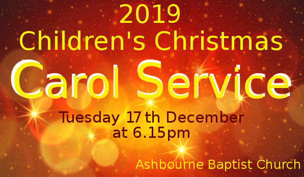 2019 Children's Christmas Carol Service at Ashbourne Baptist Church