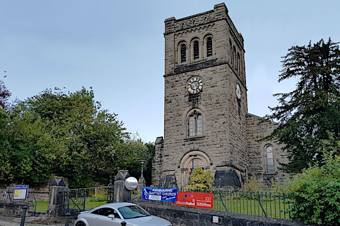 Ashbourne Baptist Church at St John The Baptist, Ashbourne, Derbyshire