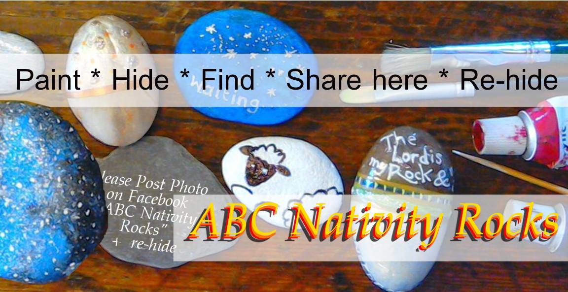 ABC Nativity Rocks