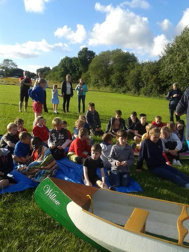 getting ready to canoe