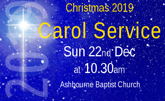 2019 Family Christmas Carol Service at Ashbourne Baptist Church