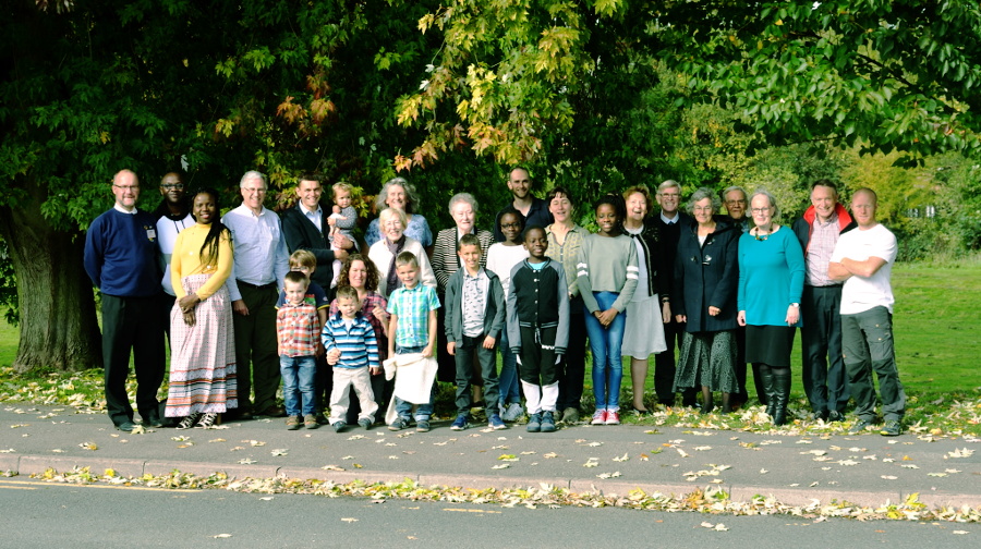 Some of the folk from Ashbourne Baptist Church