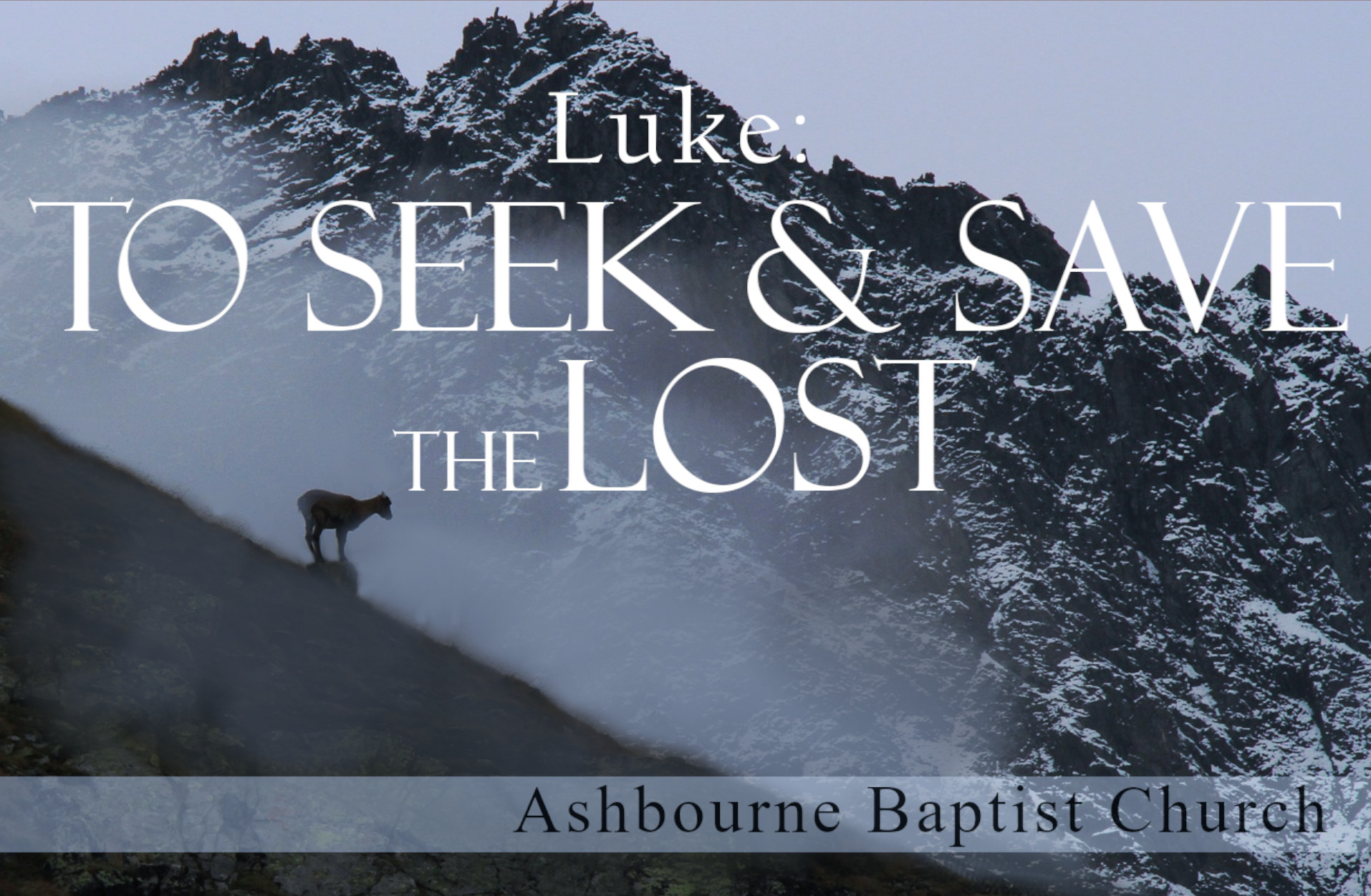 Listen to Audio Sermons in the Luke: To Seek And Save The Lost  series