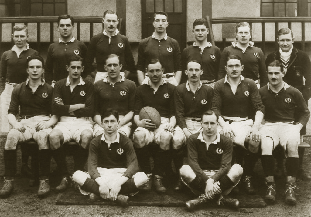 Eric Liddell, with Edinburgh University Rugby Team